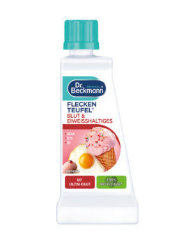 Dr. Beckmann Fleckenteufel Blut und Eiweisshaltiges, Spezialfleckentferner gegen Blut, 50ml